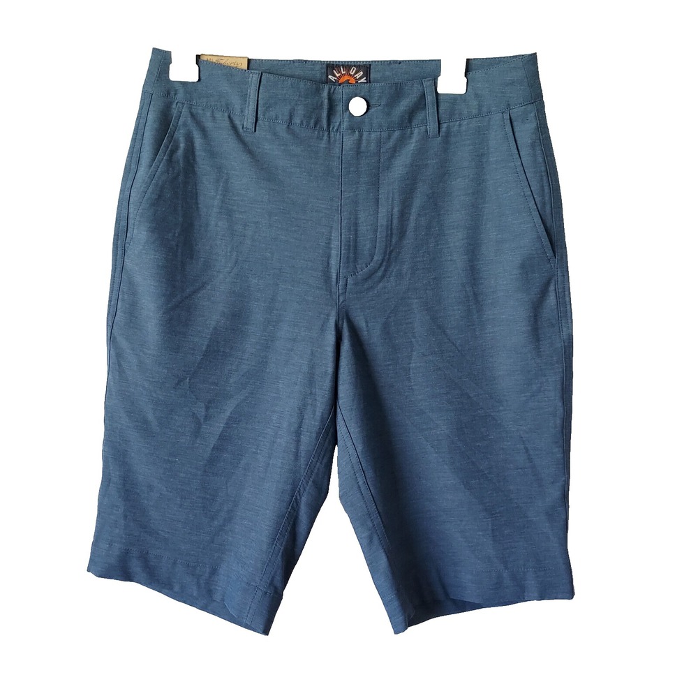 Faherty All Day Shorts Men's Size 28 X 11" Blue Performance Golf Gym $98.00‎